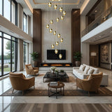 Twinkle Double Height Modern Smart LED Chandelier