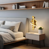 Twisora S-Shaped Crystal Flower LED Wall Lamp