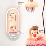 Welcome Girl Modern Indoor Wall Lamp