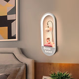 Welcome Girl Modern Indoor Wall Lamp