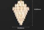 Golden Oak Chandelier