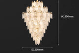 Golden Oak Chandelier