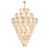 Golden Oak Chandelier