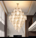 Golden Oak Chandelier