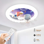 Adolf Modern Smart Voice Assist Fan Chandelier