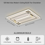 Alexo Modern Ceiling Fan Chandelier