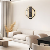 Chrono Modern Indoor Wall Lamp Clock