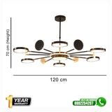 Fab 12 Ring LED Smart Voice Assist Chandelier