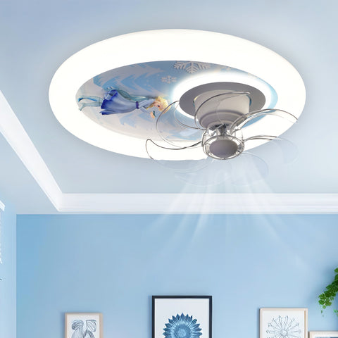 Ferry LED Smart Voice Assist Fan Chandelier
