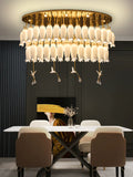 Flobird Luxury Floral Chandelier with Decorative Bird Accents