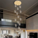 FloraGlow Crystal Double Height Chandelier