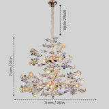 FloraLume Smart Voice LED Chandelier