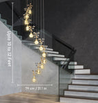 Percival LED Smart Voice Assist Chandelier