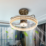 Ambience LED Smart Voice Assist Fan Chandelier