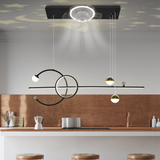 Omelia LED Smart Voice Assist Fan Chandelier