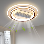 Orisina Round Modern Ceiling Fan Chandelier