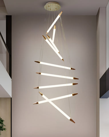 Verona Double Height Smart Modern LED Chandelier