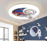 Spyder LED Smart Voice Assist Fan Chandelier