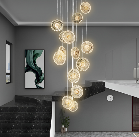 Keyara Double Height Smart Modern LED Chandelier