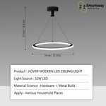 Hover Modern LED Ceiling Light