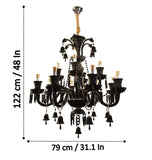 Luna LED Smart Voice Assist Chandelier