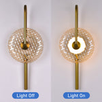 Misht Modern Glass Indoor Wall Lamp