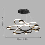 Galaxy Led Smart Voice Assist Chandelier