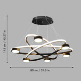 Galaxy Led Smart Voice Assist Chandelier