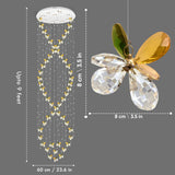 Gallen Double Height Smart Modern LED Chandelier