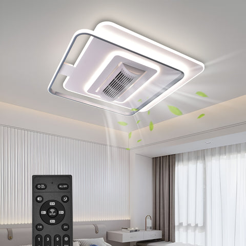 Clovis LED Smart Voice Assist Fan Chandelier