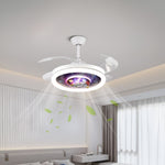 Kids World LED Smart Voice Assist Fan Chandelier