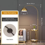 Ariso Gold Modern Floor Lamp