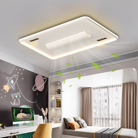Balbino Round Modern Ceiling Fan Chandelier