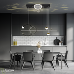 Omelia LED Smart Voice Assist Fan Chandelier