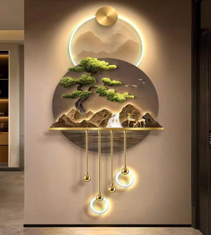 Yard LED Modern Wall Art
