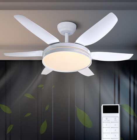 Dylan LED Smart Voice Assist Fan Chandelier