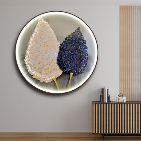 Skim Round LED Modern Wall Art