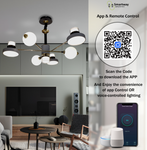 Yamine LED Smart Voice Assist Chandelier