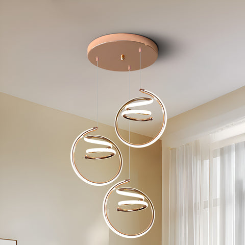 Twirl Smart Modern  Chandelier