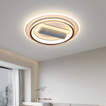 Orisina Round Modern Ceiling Fan Chandelier