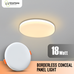 18 Watt Round LED Recessed Panel Light (Natural White)