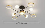 Fantasy Black LED Smart Voice Assist Chandelier