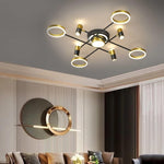 Maarten Gold LED Smart Voice Assist Chandelier