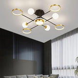 Fantasy Black LED Smart Voice Assist Chandelier