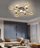 Maarten Gold LED Smart Voice Assist Chandelier