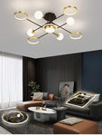 Fantasy Black LED Smart Voice Assist Chandelier