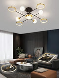 Fantasy Black LED Smart Voice Assist Chandelier