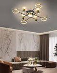 Maarten Gold LED Smart Voice Assist Chandelier