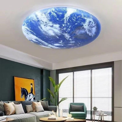 Obel 3D Earth Globe LED Ceiling Light