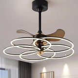 Lovel LED Smart Voice Assist Fan Chandelier